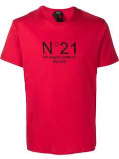 Nº21 футболка с логотипом