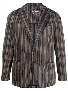 Circolo 1901 однобортный пиджак в полоску