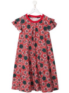 Moncler Enfant платье с цветочным принтом