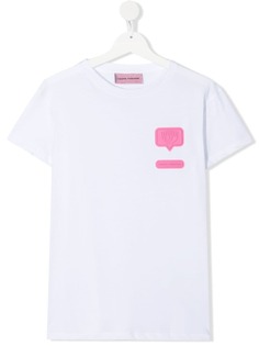 Chiara Ferragni Kids футболка с короткими рукавами и нашивкой-логотипом