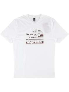 Supreme футболка с логотипом из коллаборации с The North Face