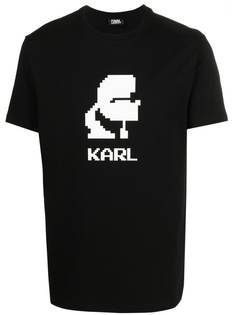 Karl Lagerfeld футболка с принтом Karl