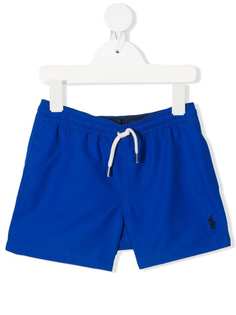 Ralph Lauren Kids плавки-шорты с вышитым логотипом