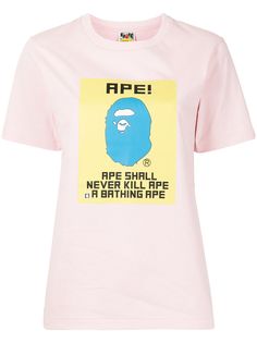 A BATHING APE® футболка с логотипом Bape