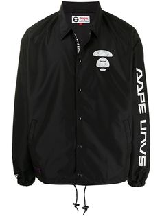 AAPE BY *A BATHING APE® куртка-рубашка с логотипом