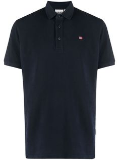 Napapijri рубашка поло с вышитым логотипом