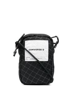 Converse сумка-мессенджер в клетку с логотипом