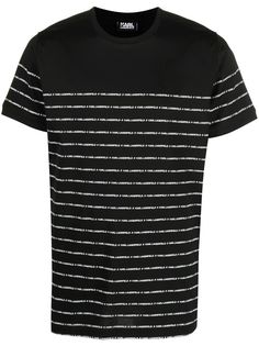 Karl Lagerfeld футболка с круглым вырезом и логотипом