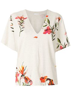 Osklen блузка Hibiscus с V-образным вырезом