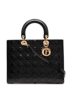 Christian Dior сумка Cannage Lady Dior pre-owned