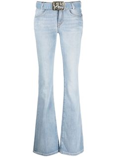 Pinko расклешенные джинсы с заниженной талией