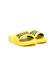 Dsquared2 Kids шлепанцы с логотипом