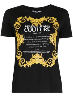 Versace Jeans Couture футболка с принтом Barocco