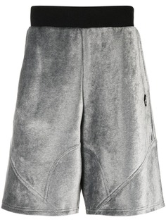 Philipp Plein бархатные шорты Iconic Plein