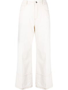 Ermanno Scervino прямые брюки с необработанными краями