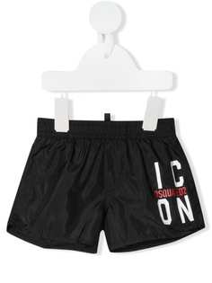 Dsquared2 Kids плавки-шорты с принтом Icon