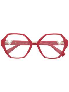 Valentino Eyewear очки в оправе геометричной формы