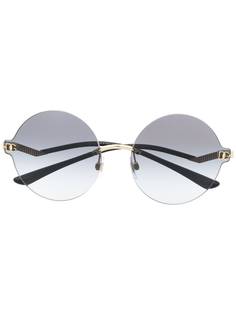 Dolce & Gabbana Eyewear солнцезащитные очки в круглой оправе