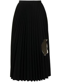 Toga плиссированная юбка с вырезом