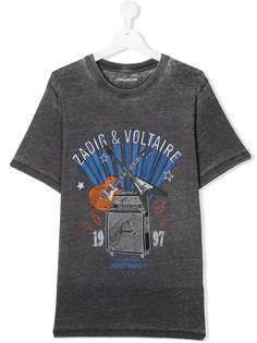 Zadig & Voltaire Kids футболка с короткими рукавами и логотипом