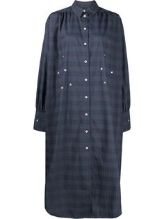 Frenken платье-рубашка макси в полоску