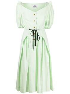 Vivienne Westwood Anglomania поплиновое платье с поясом