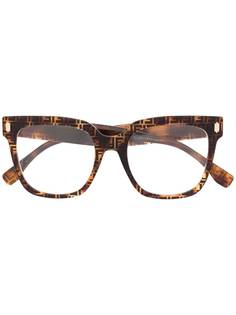 Fendi Eyewear очки в оправе с монограммой