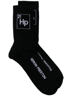 Heron Preston носки с логотипом Periodic