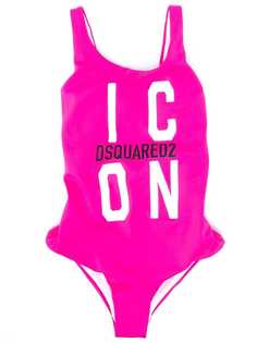 Dsquared2 Kids купальник с принтом Icon