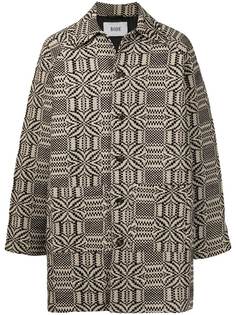 BODE пальто с геометричным узором