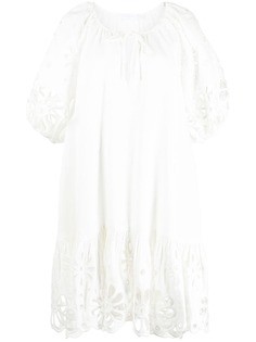 Jonathan Simkhai платье Evangelina с английской вышивкой