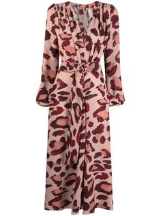 Maria Lucia Hohan платье миди Raja с принтом