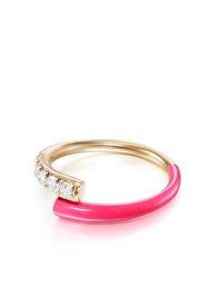 Melissa Kaye кольцо Lola из розового золота с бриллиантами