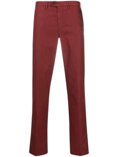 Canali прямые брюки чинос средней посадки