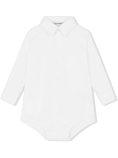 Dolce & Gabbana Kids боди-рубашка с длинными рукавами