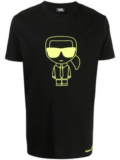 Karl Lagerfeld футболка Ikonik с логотипом