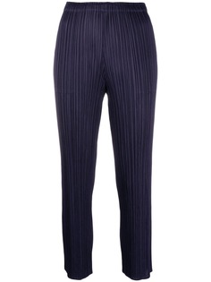 Pleats Please Issey Miyake укороченные плиссированные брюки