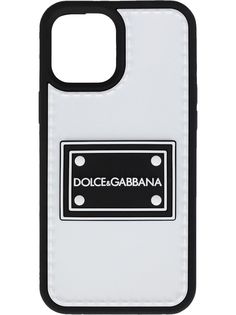 Dolce & Gabbana чехол для iPhone 12 Pro Max с нашивкой-логотипом