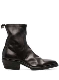 Premiata ботинки с жатым эффектом