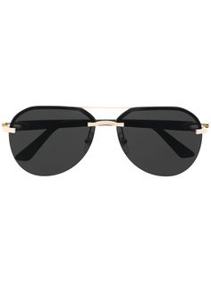 Cartier Eyewear солнцезащитные очки-авиаторы C Dècor