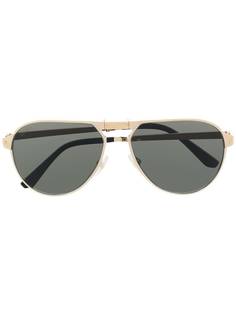 Cartier Eyewear солнцезащитные очки-авиаторы