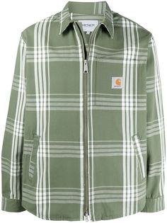 Carhartt WIP клетчатая куртка-рубашка на молнии