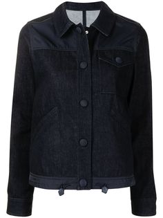 Moncler джинсовая куртка со вставками