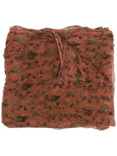 Uma Wang платок с цветочным принтом