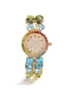 Dolce & Gabbana наручные часы Rainbow 34 мм с кристаллами