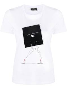 Elisabetta Franchi футболка с логотипом