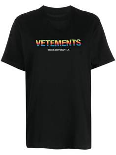 VETEMENTS футболка с логотипом