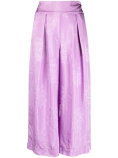 Pinko укороченные брюки широкого кроя