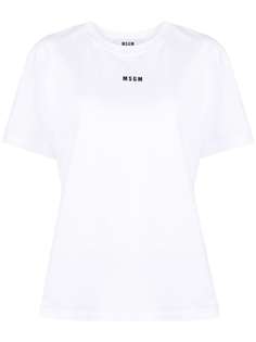 MSGM футболка с логотипом