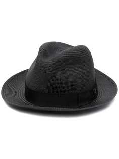 Borsalino соломенная шляпа с изогнутыми полями